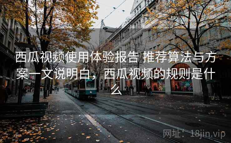 西瓜视频使用体验报告 推荐算法与方案一文说明白，西瓜视频的规则是什么