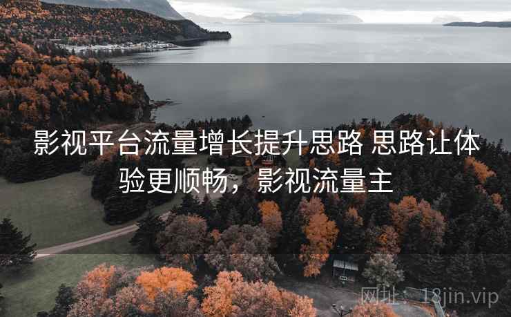 影视平台流量增长提升思路 思路让体验更顺畅，影视流量主