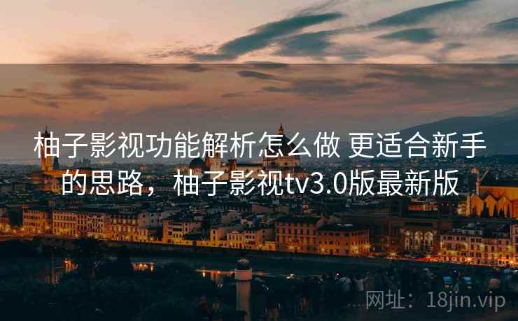 柚子影视功能解析怎么做 更适合新手的思路，柚子影视tv3.0版最新版